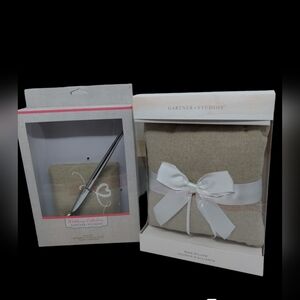 Gartner Studios Ring Bearer Pillow & Pen Set Both NIB